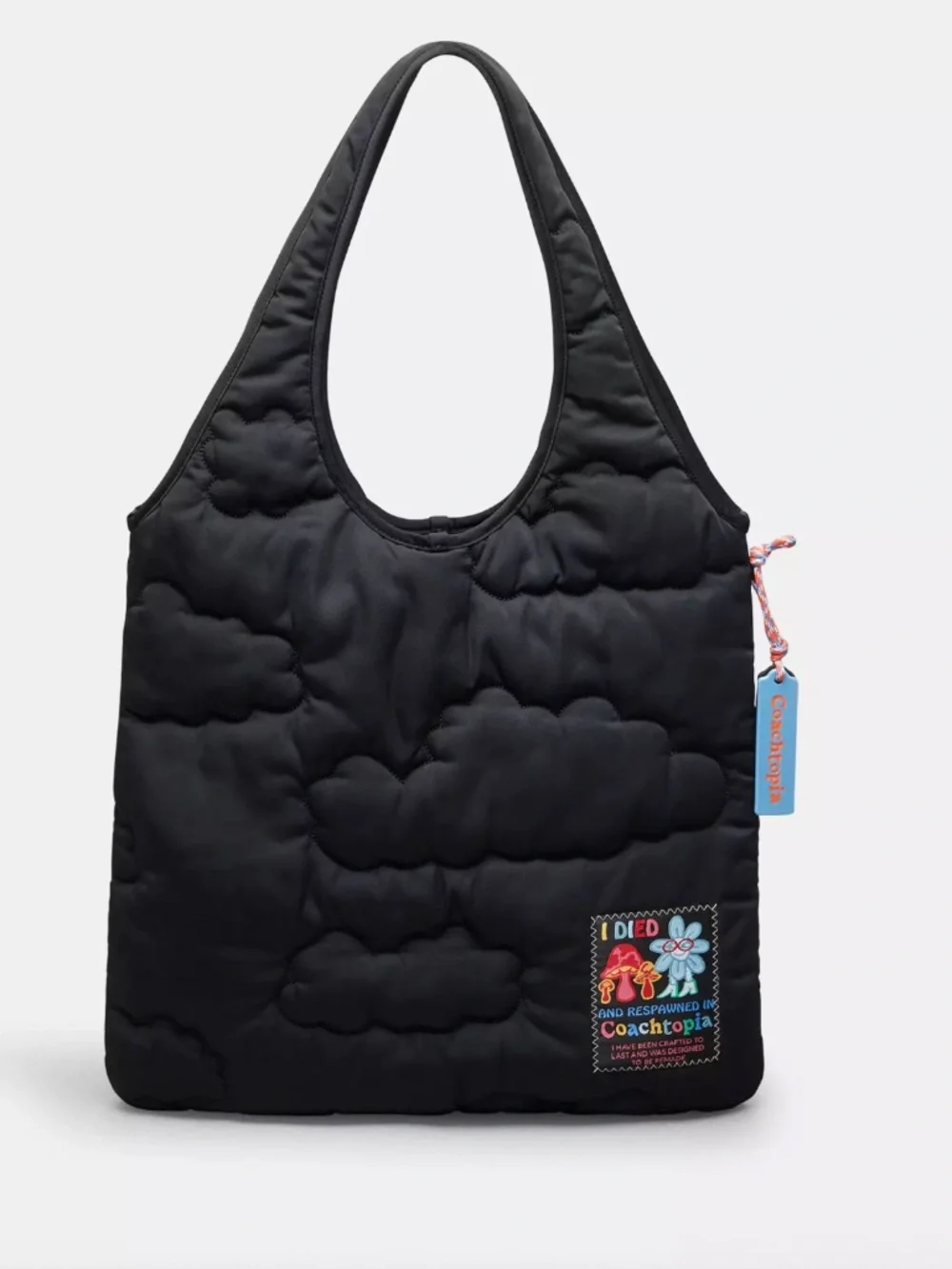 Coach | Tote | Coachtopia Loop Flat Tote with Cloud Quilting - Picture 1 of 16